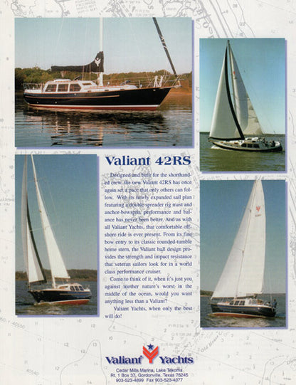 Valiant 42 Raised Salon Brochure