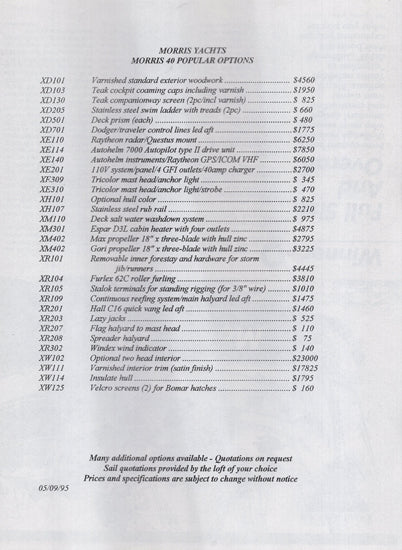Morris 40 Brochure