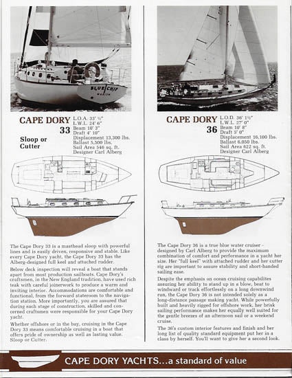 Cape Dory 1982 Brochure