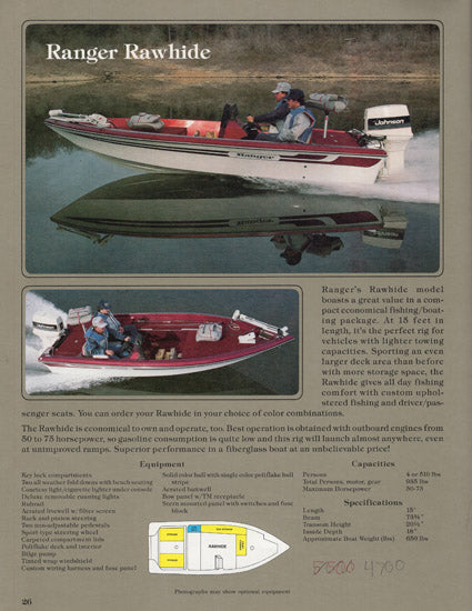 Ranger 1986 Brochure