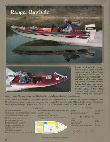 Ranger 1986 Brochure