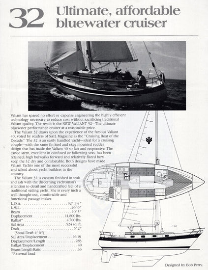 Valiant 1986 Brochure