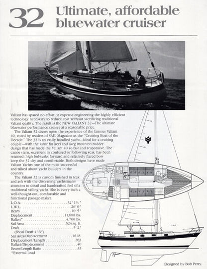 Valiant 1986 Brochure