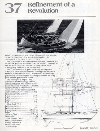 Valiant 1986 Brochure