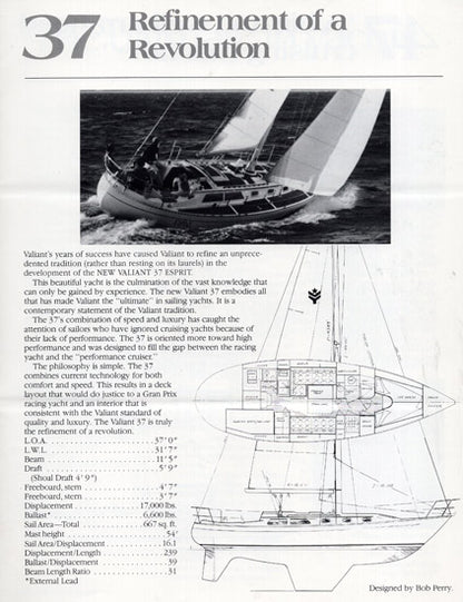 Valiant 1986 Brochure