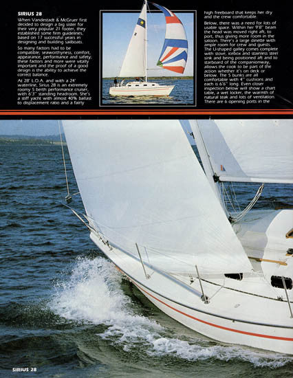 Sirius 28 Brochure