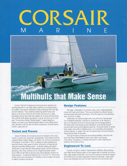 Corsair 1996 Brochure