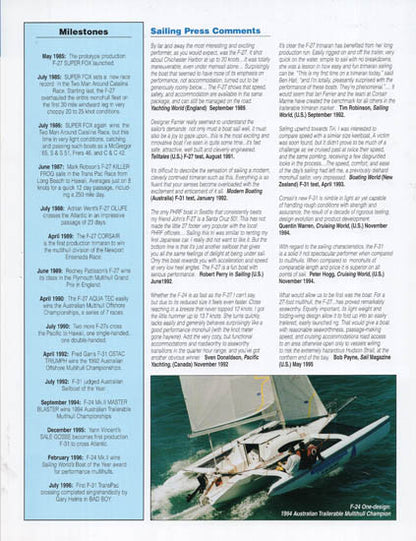 Corsair 1996 Brochure