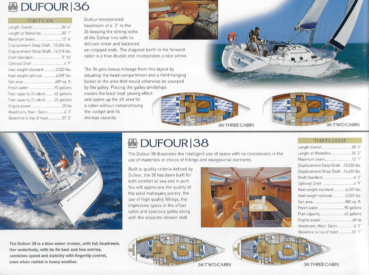 Dufour 2004 Brochure