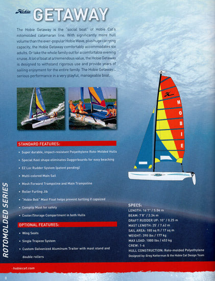 Hobie Cat 2007 Sailboat Brochure