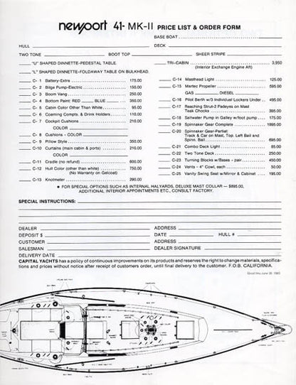 Newport 41 Mark II Specification Brochure