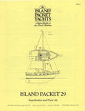 Island Packet 29 Specification Brochure