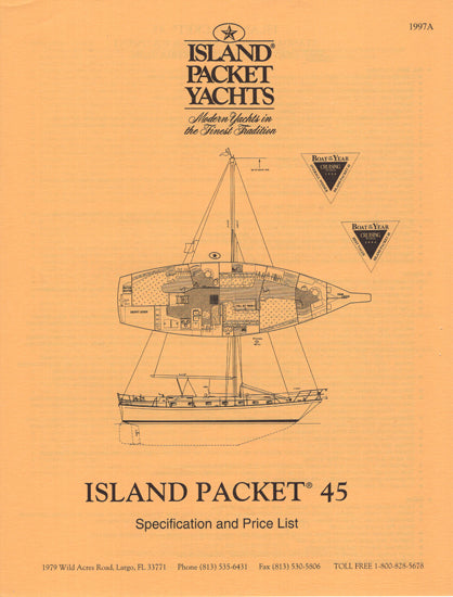 Island Packet 45 Specification Brochure