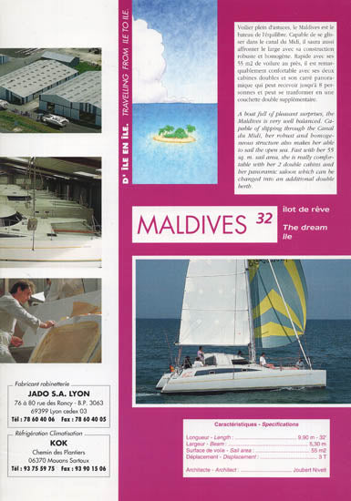 Fountaine Pajot 1993 Brochure
