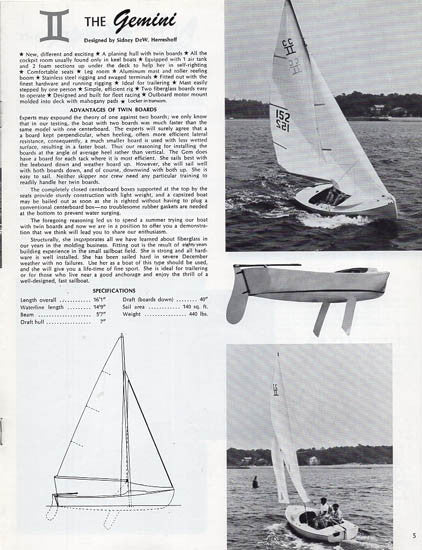 Cape Cod Sailboat Brochure