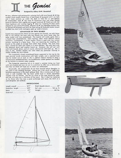 Cape Cod Sailboat Brochure