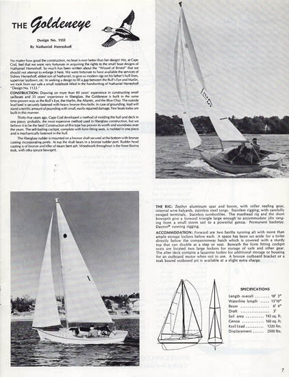 Cape Cod Sailboat Brochure