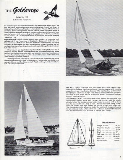 Cape Cod Sailboat Brochure