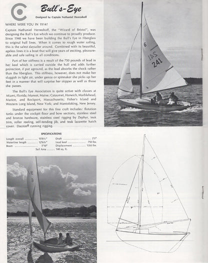 Cape Cod Sailboat Brochure