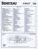 Beneteau First 310 Specification Brochure