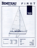 Beneteau First 310 Specification Brochure