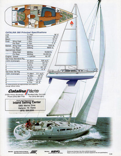 Catalina 380 Brochure
