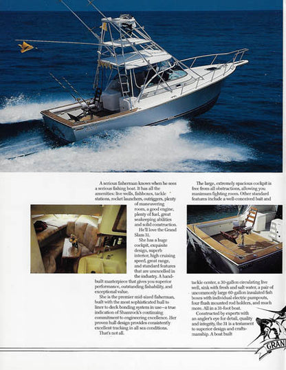 Shamrock Grand Slam 31 Brochure