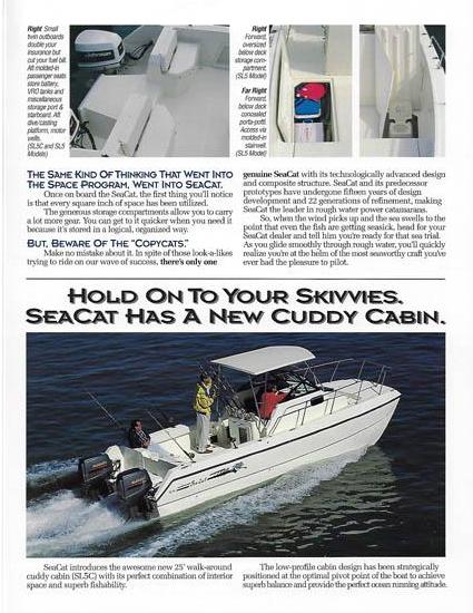 Sea Cat 1995 Brochure Package – SailInfo I boatbrochure.com