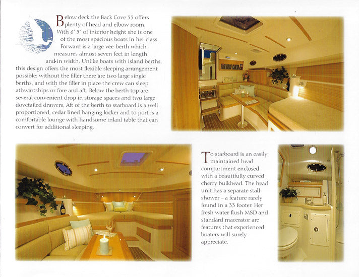 Back Cove 33 Brochure