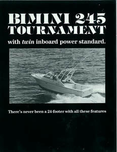Bimini 245 Tournament Brochure