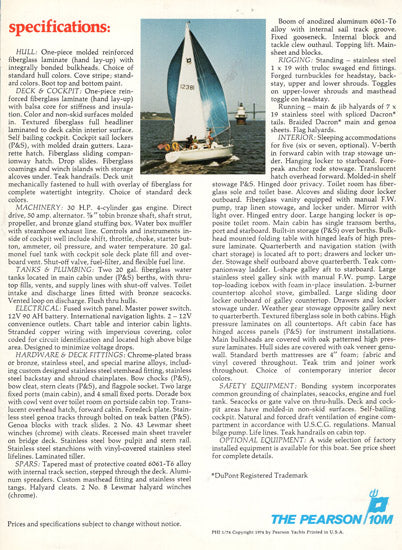 Pearson 10M [33'] Brochure