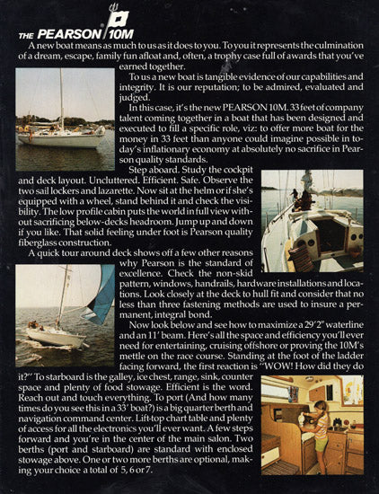 Pearson 10M [33'] Brochure