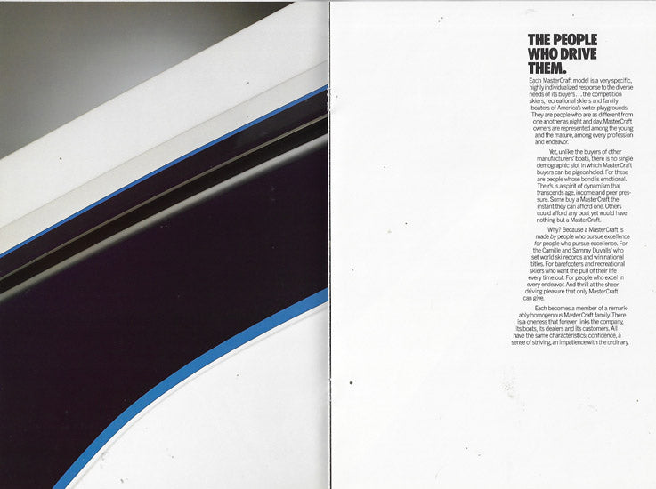 Mastercraft 1980s Brochure