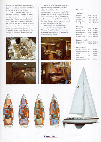 Westerly 1994 Brochure