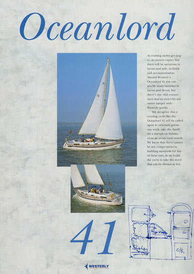 Westerly 1996 Brochure
