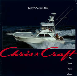 Chris Craft 1988 Sport Fisherman Brochure