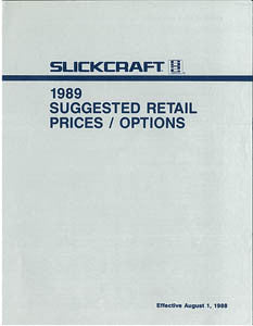 S2 Slickcraft 1989 Price List