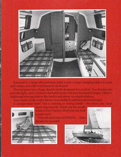 Pearson 30 Brochure