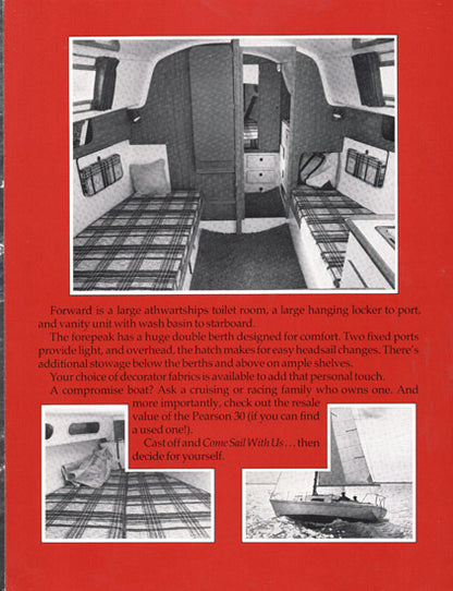 Pearson 30 Brochure