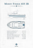 Jeanneau Merry Fisher 605 Specification Brochure