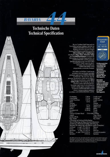 Bavaria 44 Brochure