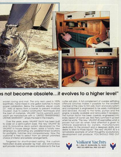 Valiant 42 Brochure