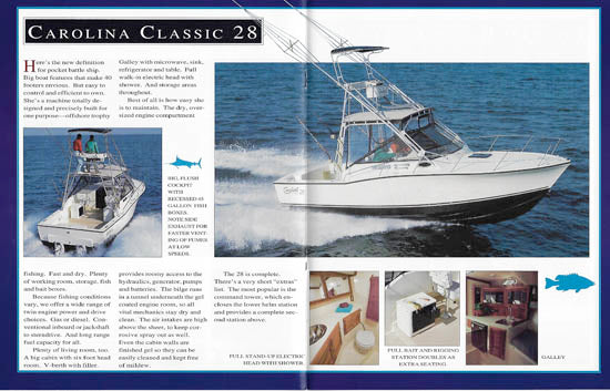 Carolina Classic 1990s Brochure