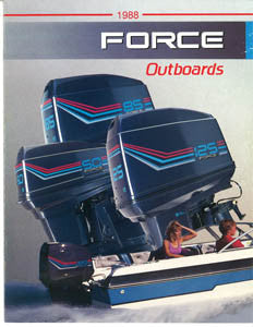 US Marine 1988 Force Outboard Brochure