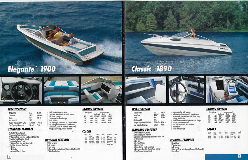 Caravelle 1990 Brochure