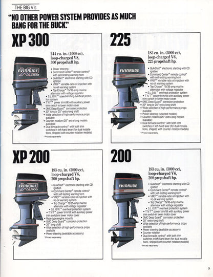 Evinrude 1990 Outboard Brochure