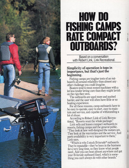 Evinrude 1990 Outboard Brochure