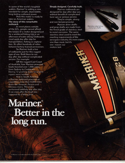 Mariner 1979 Outboard Engine Brochure