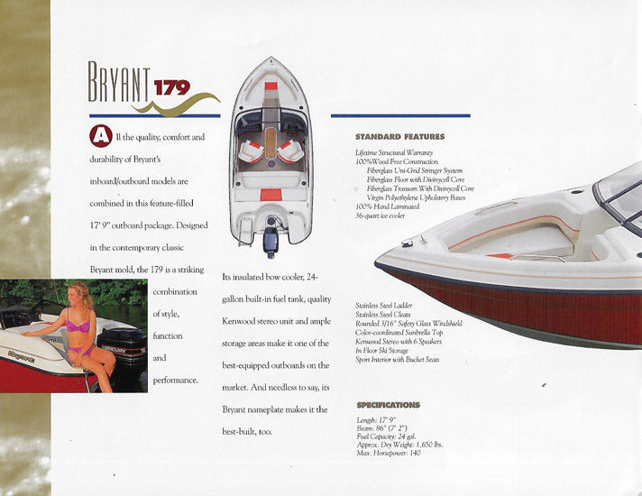 Bryant 1995 Brochure