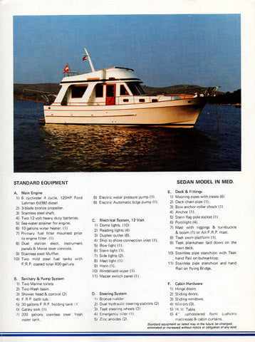 CHB 37 Long Range Trawler Brochure